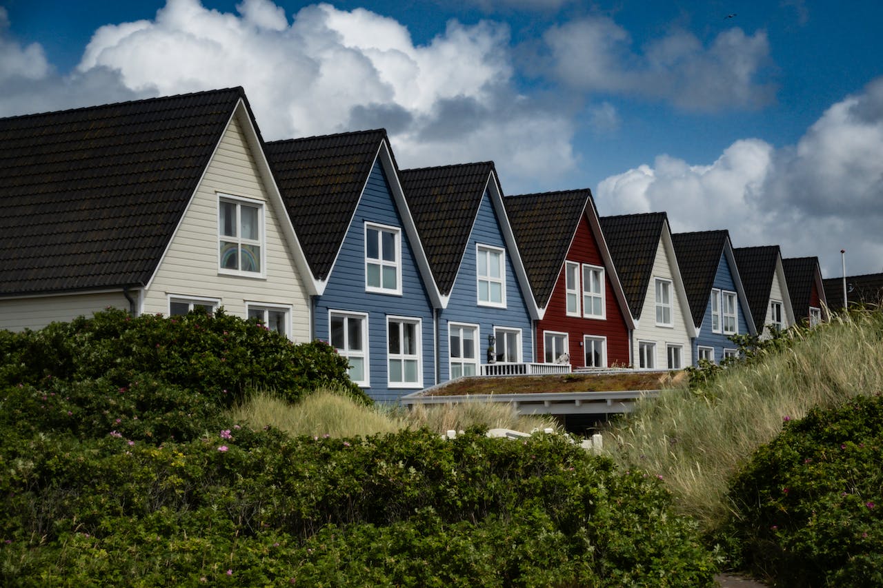 straat met rijtjeshuizen in Best